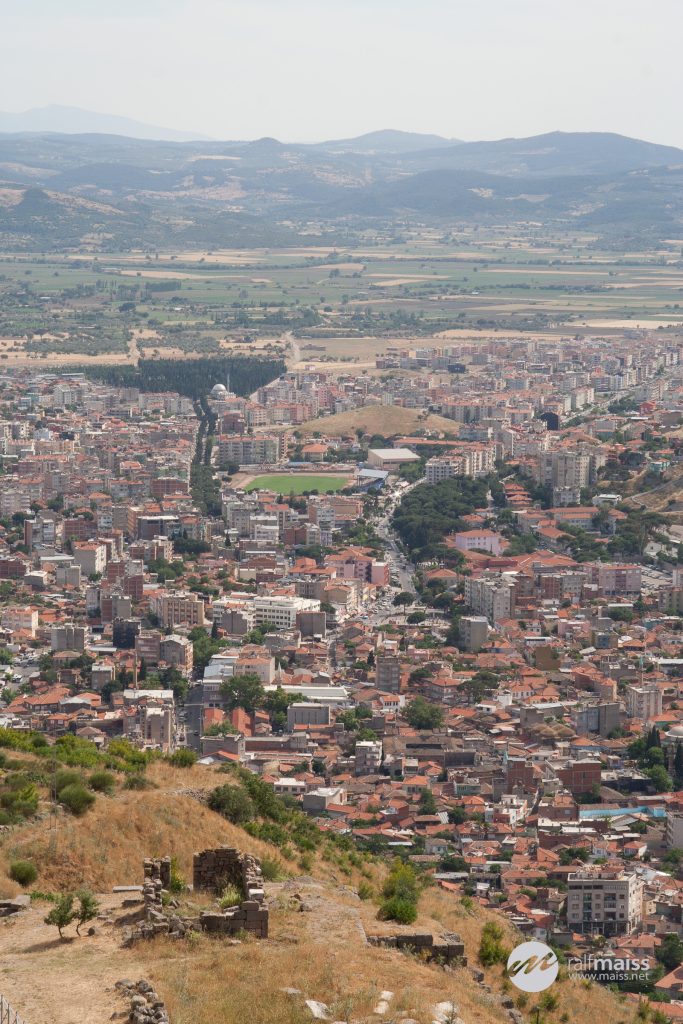 View to Bergama City from Akropolis